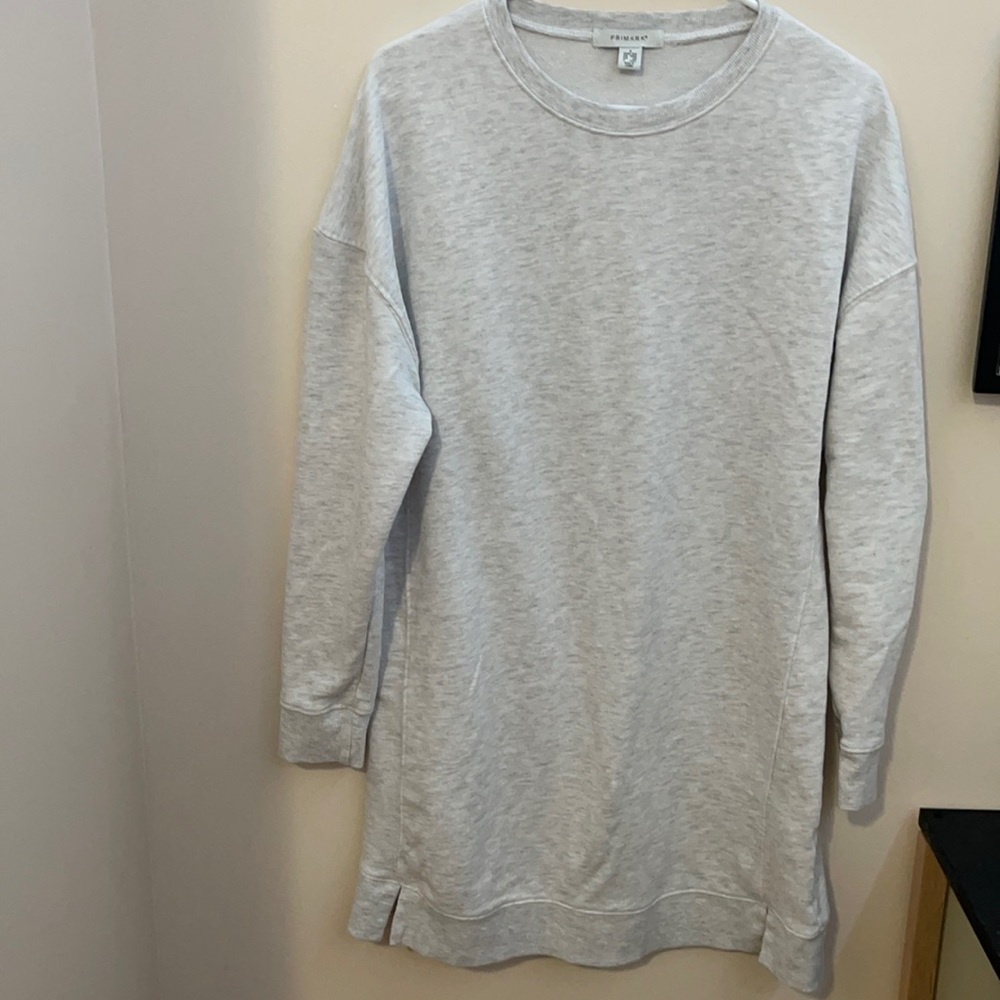 Grey sweater dress
